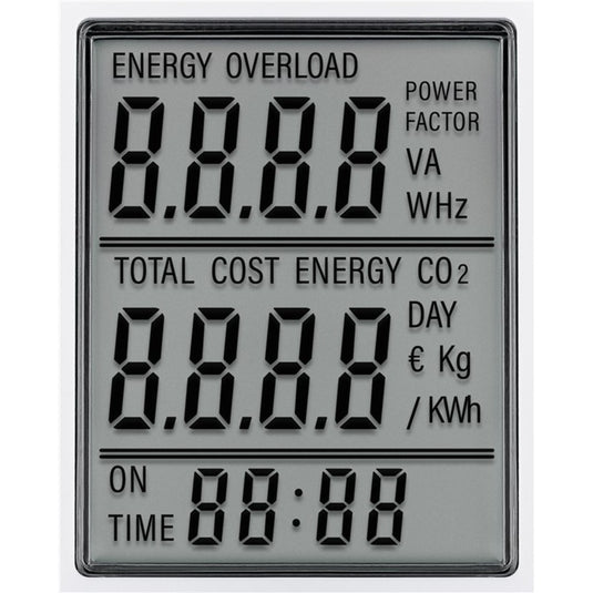 Goobay digitale energiekostenmeter pro meetapparaat (wit)