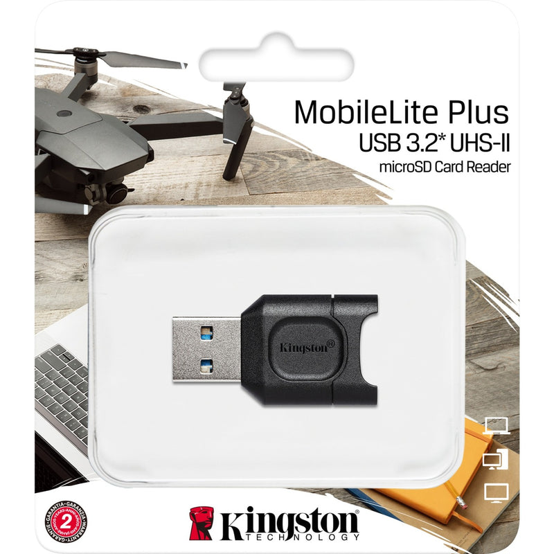 Load image into Gallery viewer, Kingston mobilelite plus microsd reader kaartlezer (zwart)
