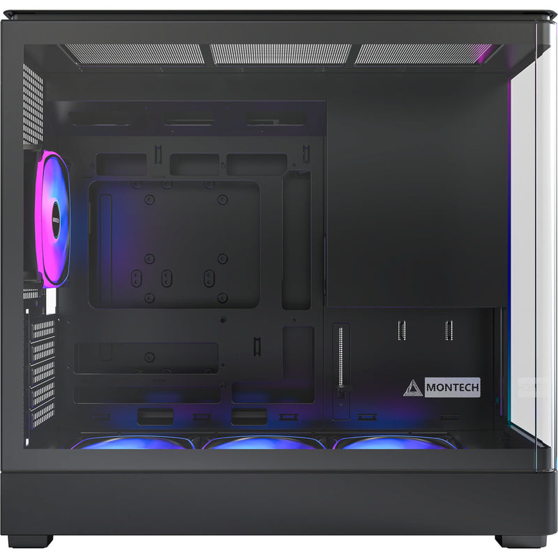 Load image into Gallery viewer, Montech king 15 pro midi tower behuizing (zwart | 2x usb-a | 1x usb-c | rgb | window)

