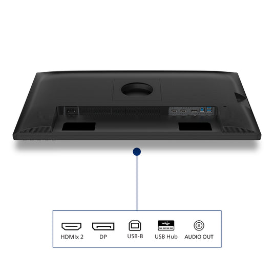Philips 27b2n3500j 27 monitor (zwart, 120 hz, hdmi, displayport, audio, usb-hub)