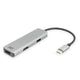 Usb-c-multipoort-adapter act ac7013 zilver 87 g