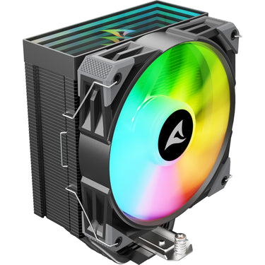 Sharkoon a50 rgb cpu-koeler (zwart, 4-pins pwm fan-connector)