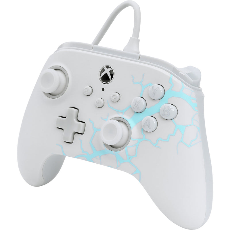 Load image into Gallery viewer, Powera advantage controller met kabel voor de xbox series x|s - poolijs (wit blauw, xbox series x|s, xbox one, pc)
