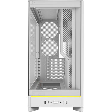 Montech hs02 midi tower behuizing (wit | 2x usb-a | 1x usb-c | rgb | tempered glass)