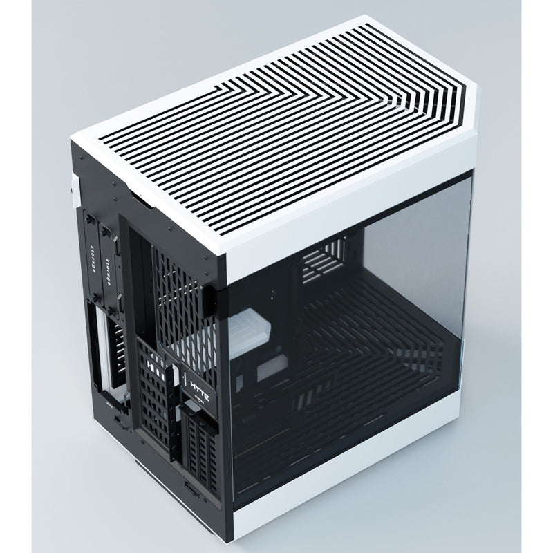 Load image into Gallery viewer, Hyte y60 midi tower behuizing (wit zwart | 3x usb-a | tempered glass)
