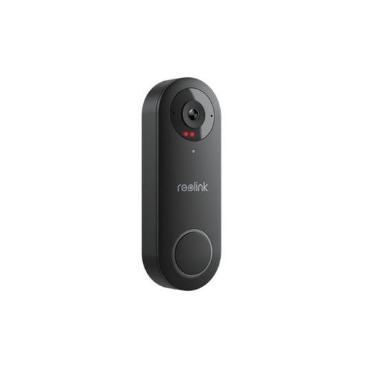 Reolink smart 2k+ bedrade poe videodeurbel met gong (zwart)