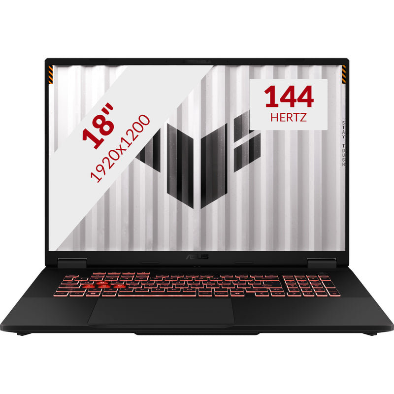 Load image into Gallery viewer, Asus tuf gaming a18 fa808up-s8011w 18 gaming laptop (zwart grijs | r7 260 | rtx 5070 | 16 gb | 1 tb ssd)

