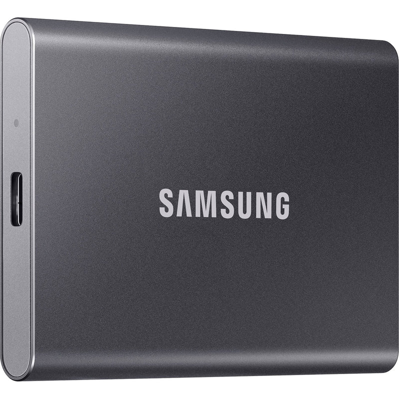 Load image into Gallery viewer, Samsung portable t7 2 tb externe ssd (grijs, mu-pc2t0t ww, usb-a 3.2 (10 gbit s))
