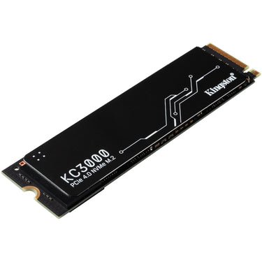 Kingston kc3000 4 tb ssd (zwart, skc3000s 4096g, pcie 4.0 nvme, m.2 2280)