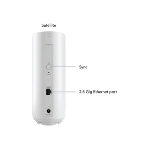 Netgear orbi 370 serie dual-band wifi 7-mazig uitbreidingssatelliet mesh router (wit)