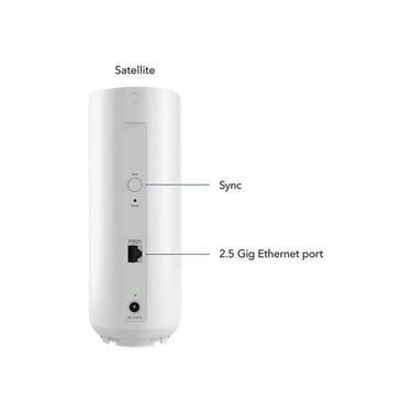 Netgear orbi 370 serie dual-band wifi 7-mazig uitbreidingssatelliet mesh router (wit)