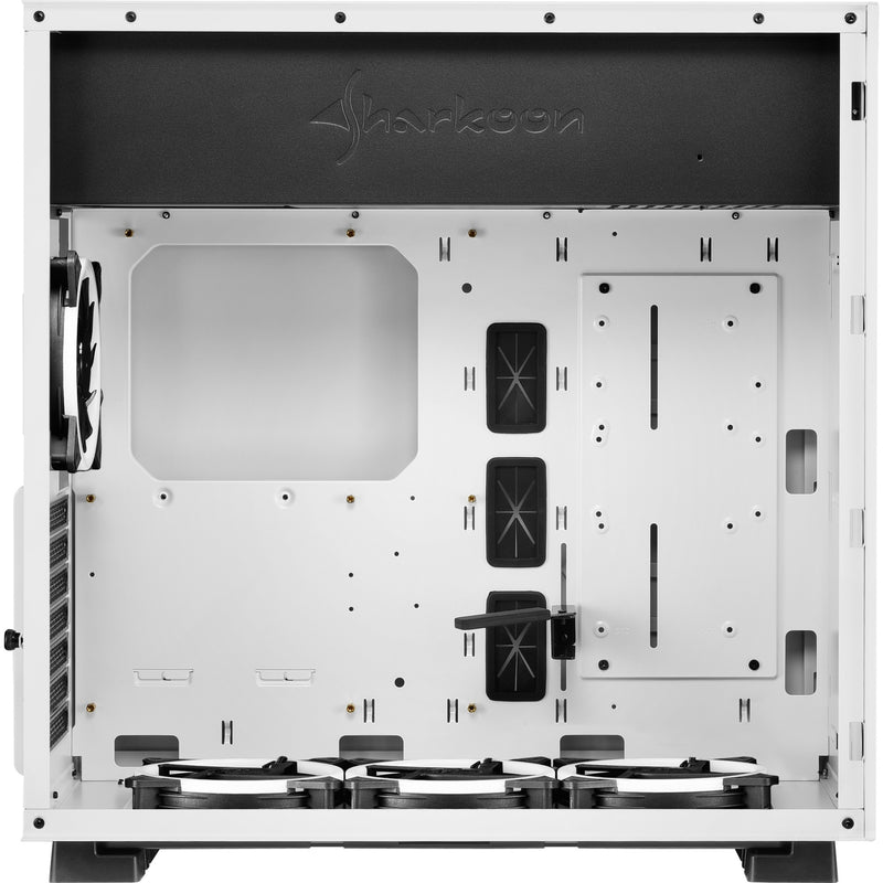 Load image into Gallery viewer, Sharkoon pure steel rgb midi tower behuizing (wit | 2x usb-a | rgb | tempered glass)
