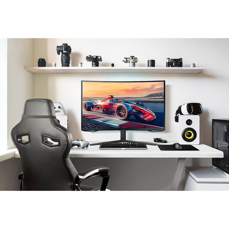 Load image into Gallery viewer, Samsung odyssey neo g7 s32bg750np 32 4k uhd curved gaming monitor (zwart, 2x hdmi, displayport, 2x usb-a, usb-b, 165 hz)
