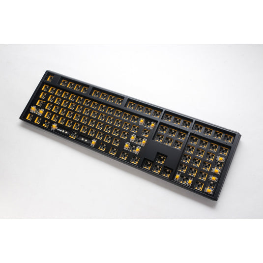 Ducky one 3 ansi layout barebone, toetsenbord (zwart zwart, us lay-out, rgb leds, hot swap, barebone)