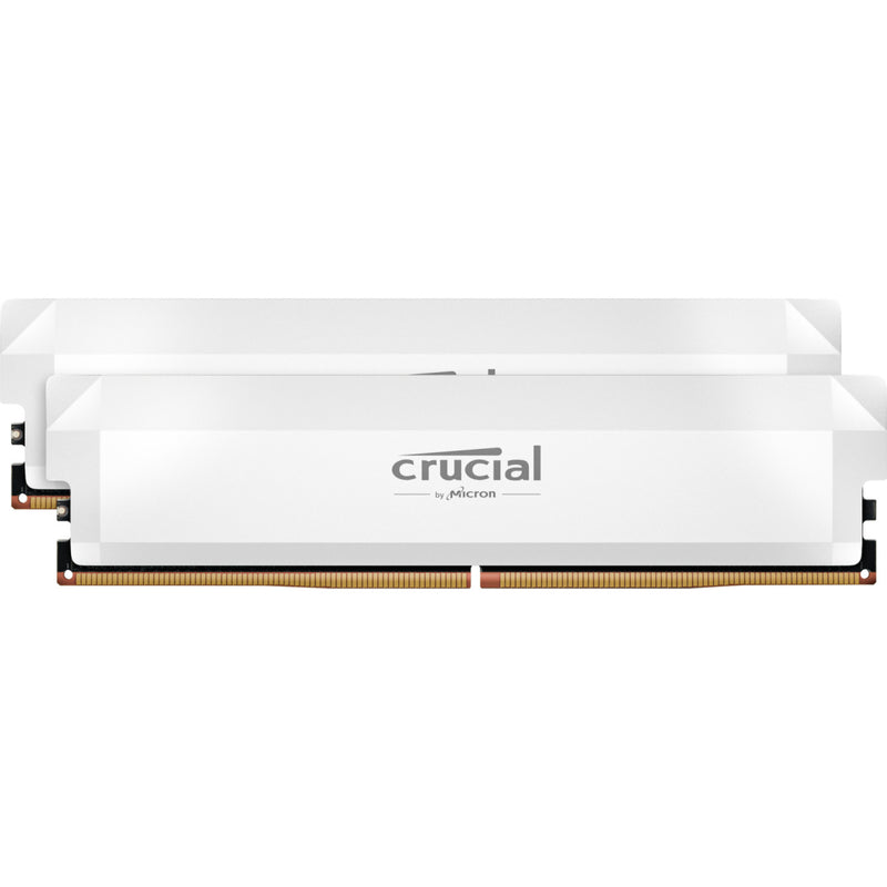 Load image into Gallery viewer, Crucial pro oc 32 gb ddr5-6000 (2x 16 gb) werkgeheugen (wit, cp2k16g60c36u5w, xmp 3.0, expo)
