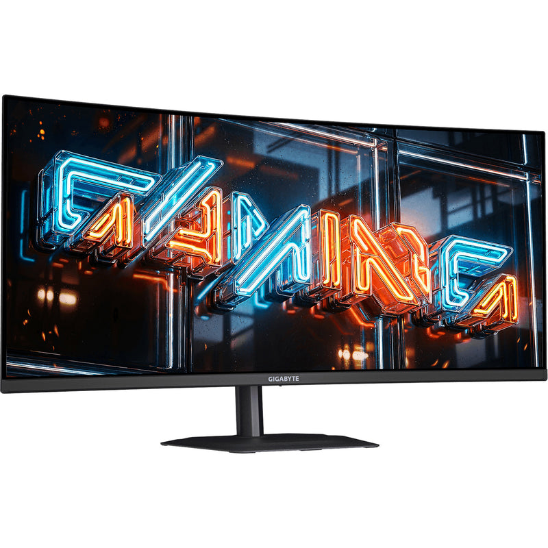 Load image into Gallery viewer, Gigabyte mo34wqc36 qd-oled 34 curved ultrawide gaming monitor (zwart, 2x hdmi, displayport, usb-a, usb-b, usb-c, 360 hz)
