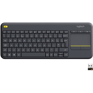 Draadloos toetsenbord logitech k400 zwart