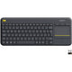 Draadloos toetsenbord logitech k400 zwart