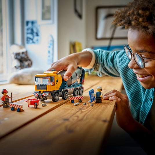 Lego city cement mixer constructiespeelgoed