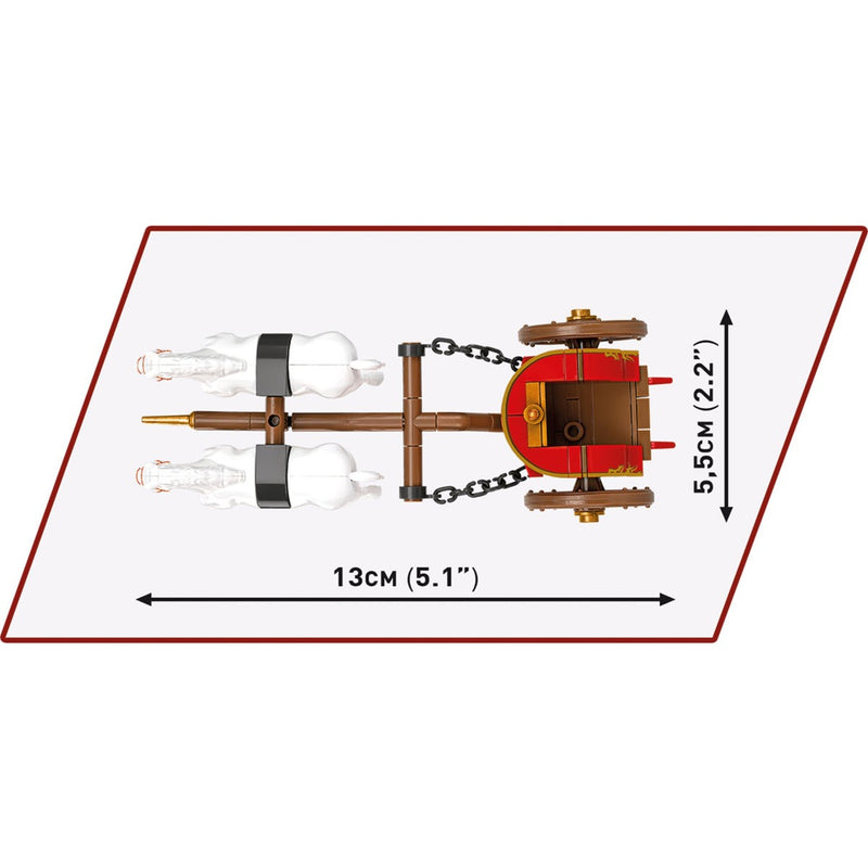 Load image into Gallery viewer, Cobi imperium romanum - romeinse strijdwagen constructiespeelgoed
