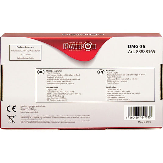 Inter-tech dmg-36 wlan adapter