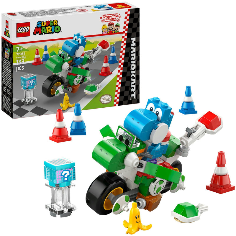 Load image into Gallery viewer, Lego super mario - mario kart - yoshi-crosser constructiespeelgoed (72031)
