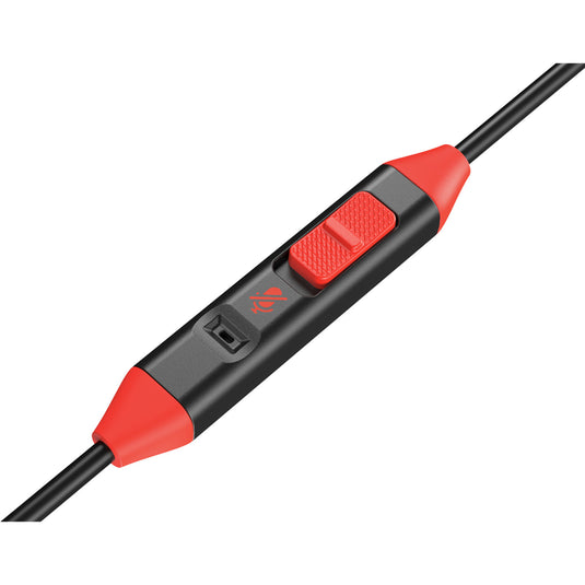 Powera bedrade oordopjes voor nintendo switch 2 in-ear (zwart rood, nintendo switch 2, nintendo switch, nintendo switch - oled model, nintendo switch lite)
