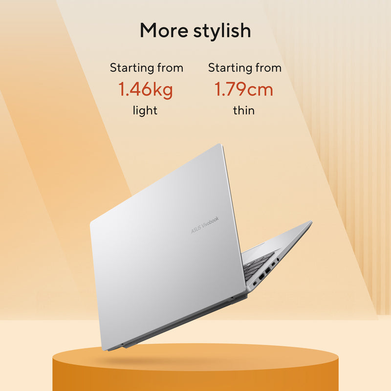 Afbeelding laden in galerijviewer, Asus vivobook 14 m1407ga-ly012w 14 copilot+ laptop (zilver | ryzen 7 445 | radeon 840m | 16 gb | 512 gd ssd)
