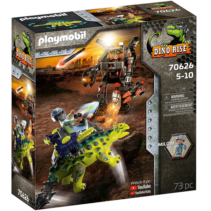 Load image into Gallery viewer, Playmobil dino rise - saichania: verdediging van de vechtersbazen constructiespeelgoed (70626)
