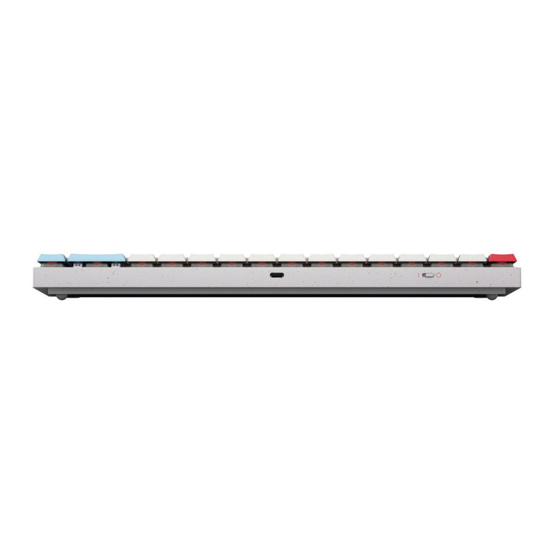 Load image into Gallery viewer, Cherry mx-lp 2.1 compact wireless rgb mechanisch toetsenbord (wit, us lay-out (qwerty), mx low profile speed, 65%, rgb, abs keycaps, 2.4 ghz | bluetooth 5.2 | usb-c)
