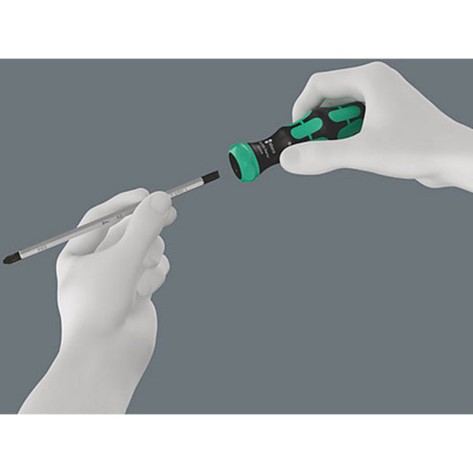 Wera kraftform kompakt vario ra, 7‑delig bitset (zwart groen)
