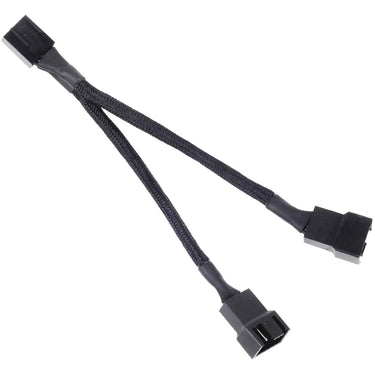 Silverstone sst-cpf01 splitterkabel (zwart, 10 centimeter)