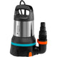 Gardena dompelpomp aquasensor 17000 rvs zwart blauw oranje