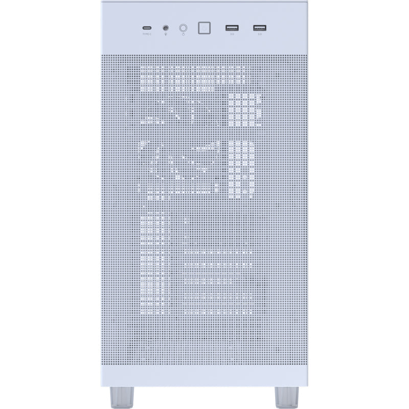 Load image into Gallery viewer, Asus prime ap303 - tempered glass panel midi tower behuizing (wit | 2x usb-a | 1x usb-c | tempered glass)
