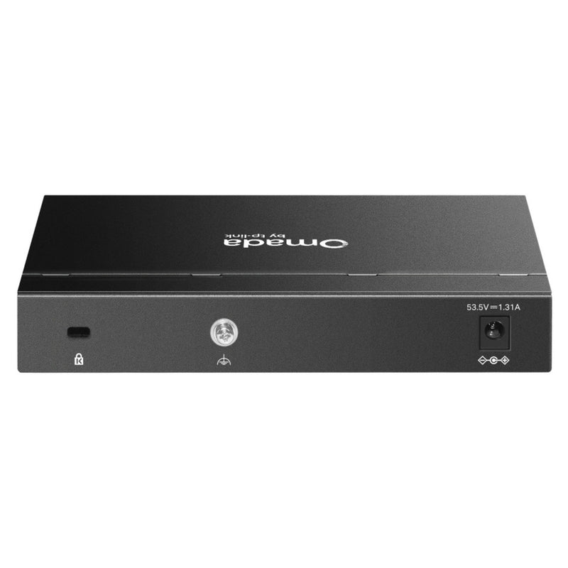 Load image into Gallery viewer, Tp-link omada es206gp switch (zwart, 4x poe+)
