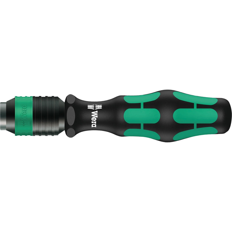 Load image into Gallery viewer, Wera bits-handhouder 813 r met rapidaptor bithouder schroevendraaier (zwart groen, 90mm)
