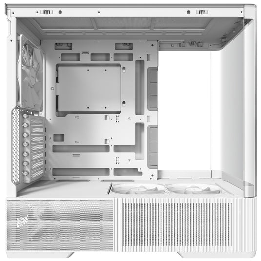Antec c6 curve air midi tower behuizing (wit | 2x usb-a | 1x usb-c | tempered glass)