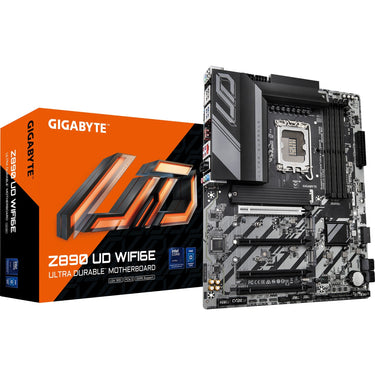 Gigabyte z890 ud wifi6e socket 1851 moederbord (raid, 2.5gb-lan, wi-fi 6e, bt, sound, atx)