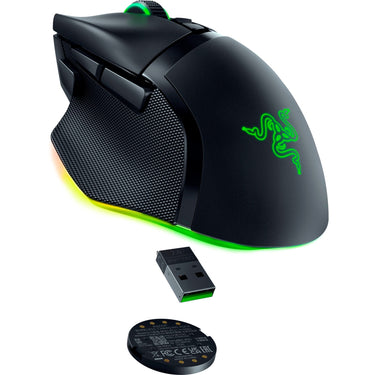Razer basilisk v3 pro 35k gaming muis (zwart, usb bluetooth hyperspeed wireless, 35000 dpi, chroma rgb)