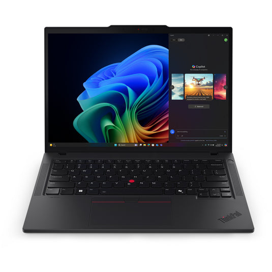 Lenovo thinkpad t14 gen 6 (21qj005emh) 14 copilot+ laptop (zwart | ryzen ai 7 pro 350 | radeon 860m | 32 gb | 1 tb ssd)