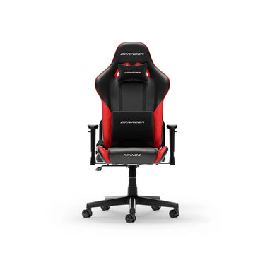 Dxracer prince l black red pvc leather gamestoel (zwart rood)