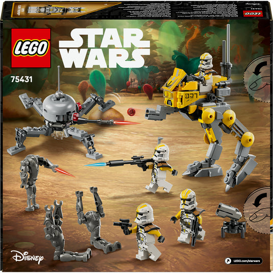 Lego star wars 327th star corps clone troopers battle pack bouwpakket voor kinderen - 75431