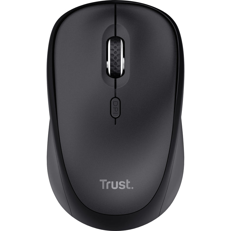 Load image into Gallery viewer, Trust ody ii stille draadloze toetsenbord- en muisset desktopset (zwart, us lay-out (qwerty), membraan, 100%, 800 dpi - 1.600 dpi)
