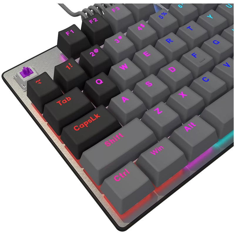 Load image into Gallery viewer, Lorgar azar 514tkl rgb mechanisch gaming toetsenbord (zwart, us lay-out (qwerty), logar dream, 80% (tkl), rgb)
