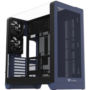 Thermaltake view 390 air future dusk midi tower behuizing (paars | 2x usb-a | 1x usb-c | tempered glass)