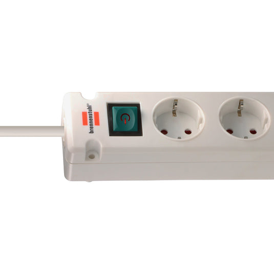 Brennenstuhl bremounta stekkerdoos 5-voudig met 2 usb c-laadcontactdozen stekkerdoos (wit, 2x usb c)