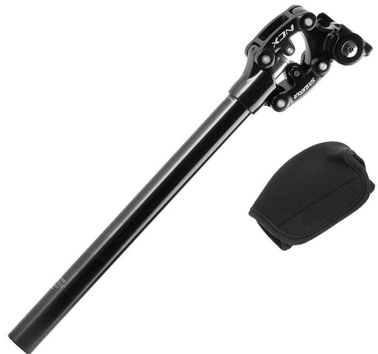 Suntour sp12 sp25 ncx 350mm suspension seatpost + safety cover