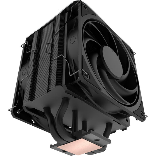 Cooler master v4 alpha 3dhp black cpu-koeler (zwart zilver)