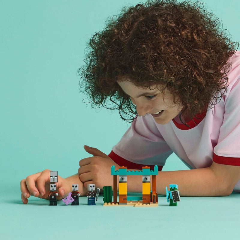 Load image into Gallery viewer, Lego minecraft 21267 de illagers in de woestijn
