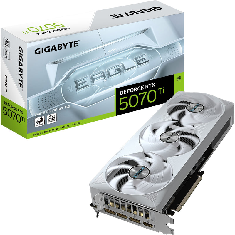 Load image into Gallery viewer, Gigabyte geforce rtx 5070 ti eagle oc ice sff 16g grafische kaart (3x displayport, 1x hdmi)
